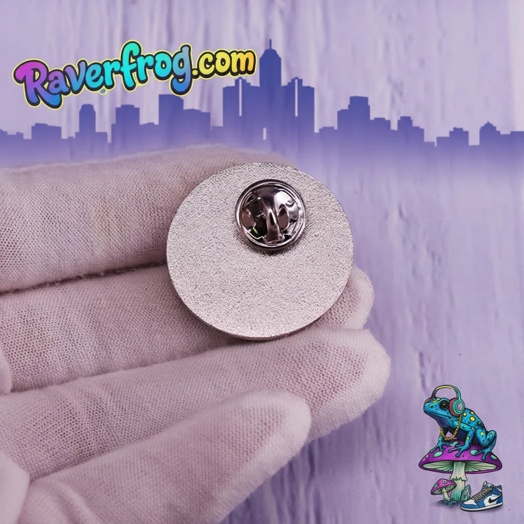 Richie Hawtin Plastikman **Official 2026 Mechandise** Enamel Festival Pin.  Techno O.G.