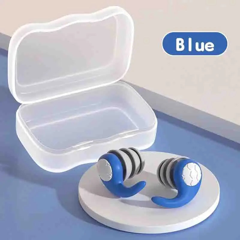 Premium Soft Silicone Earplugs with Noise Cancellation, Waterproof, very Comfortable.