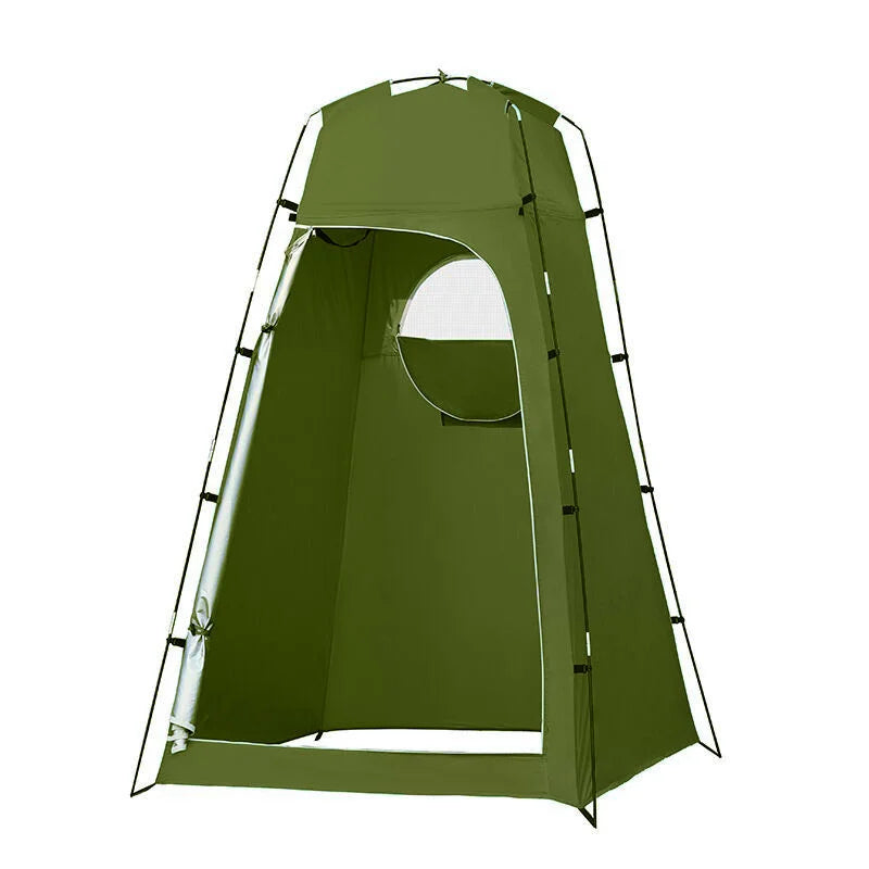 Portable Camping Shower / Toilet Tent 4.3ft x 4.3ft x 6.9ft.  Water bag or toilet sold separately.