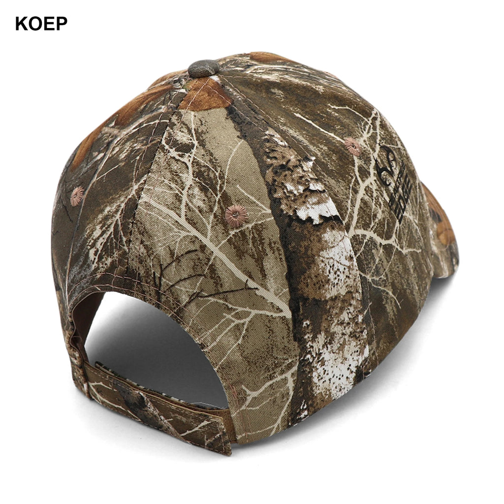 Country Frog - Buck Embroidered Camo Baseball Cap