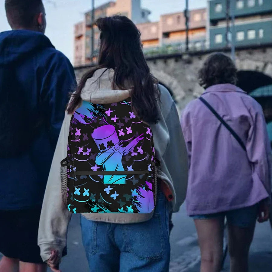 Marshmello DJ Dab backpack.