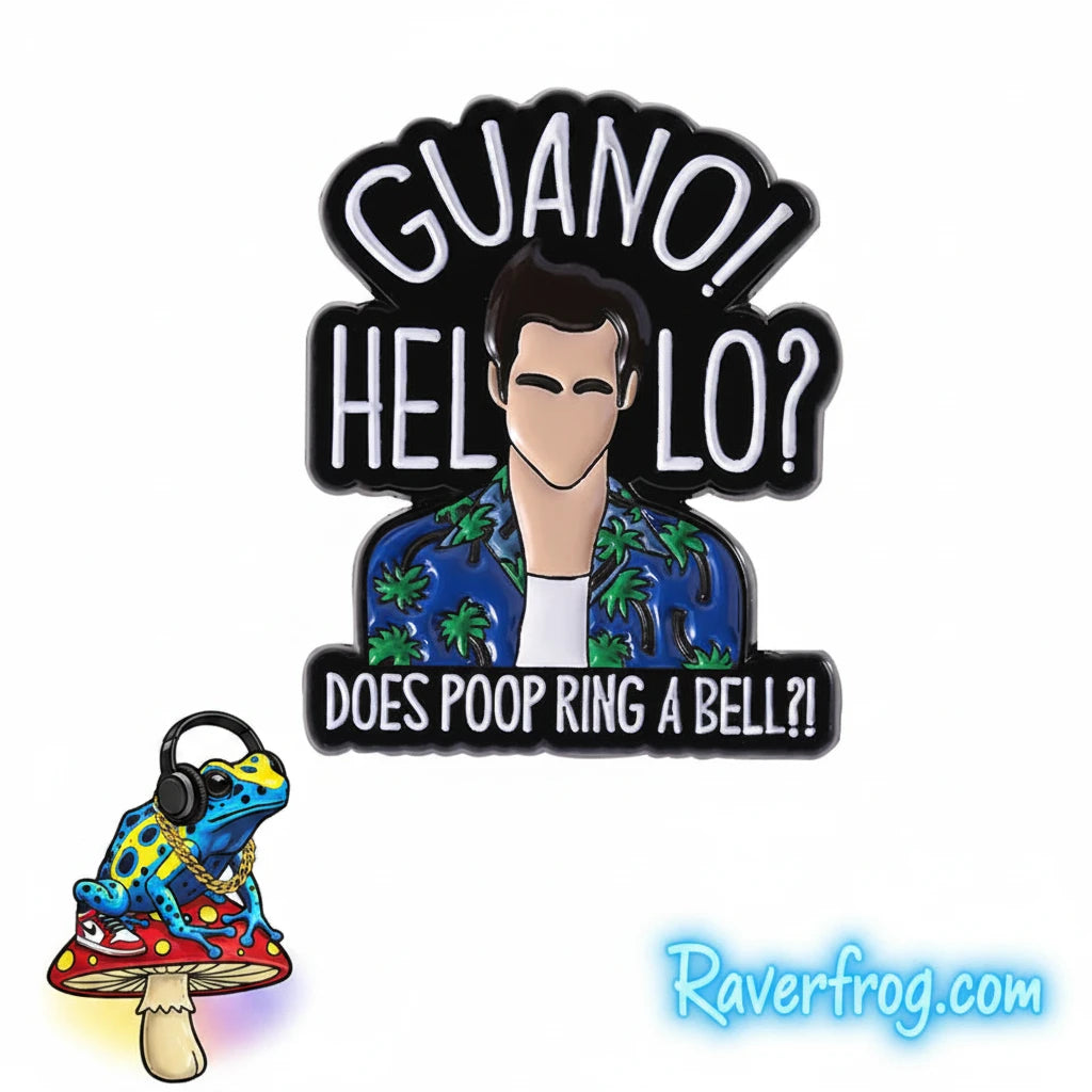 Ace Ventura Wacky Enamel Festival Pins.  5 Different Options!