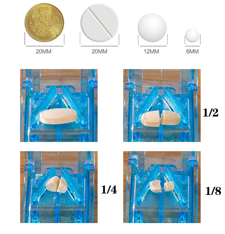 Portable Pill Cutter Box Mini