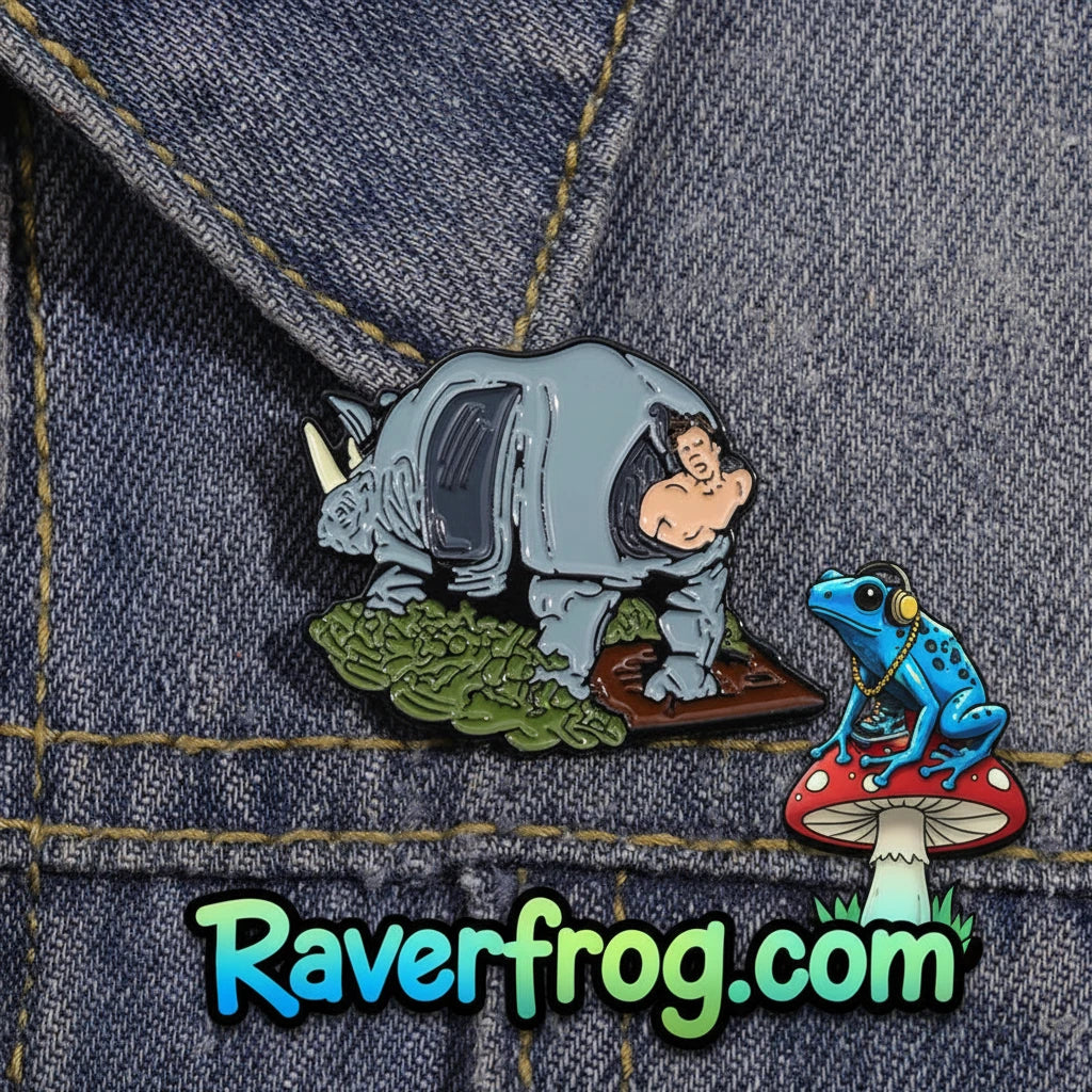 Ace Ventura Wacky Enamel Festival Pins.  5 Different Options!