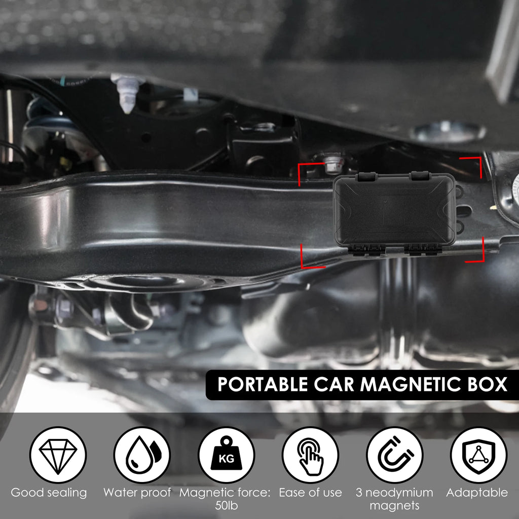 1-2Pcs Upgraded Magnetic Under Car Carrier.  Travel Safely.  Very strong magnets, waterproof.