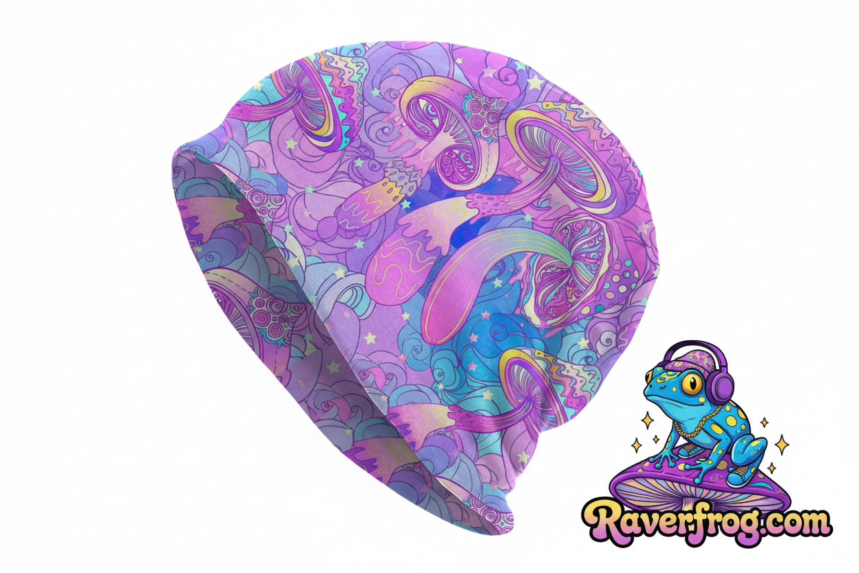 Psychedelic Magic Mushroom Beanies / Skully Caps.