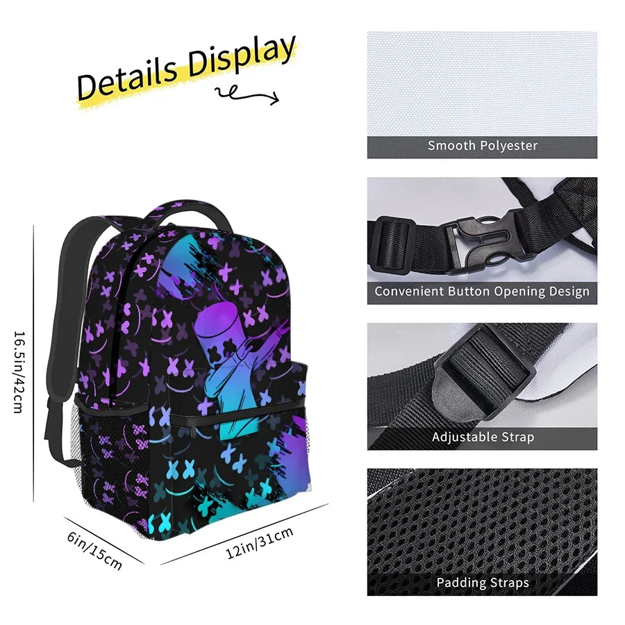 Marshmello DJ Dab backpack.