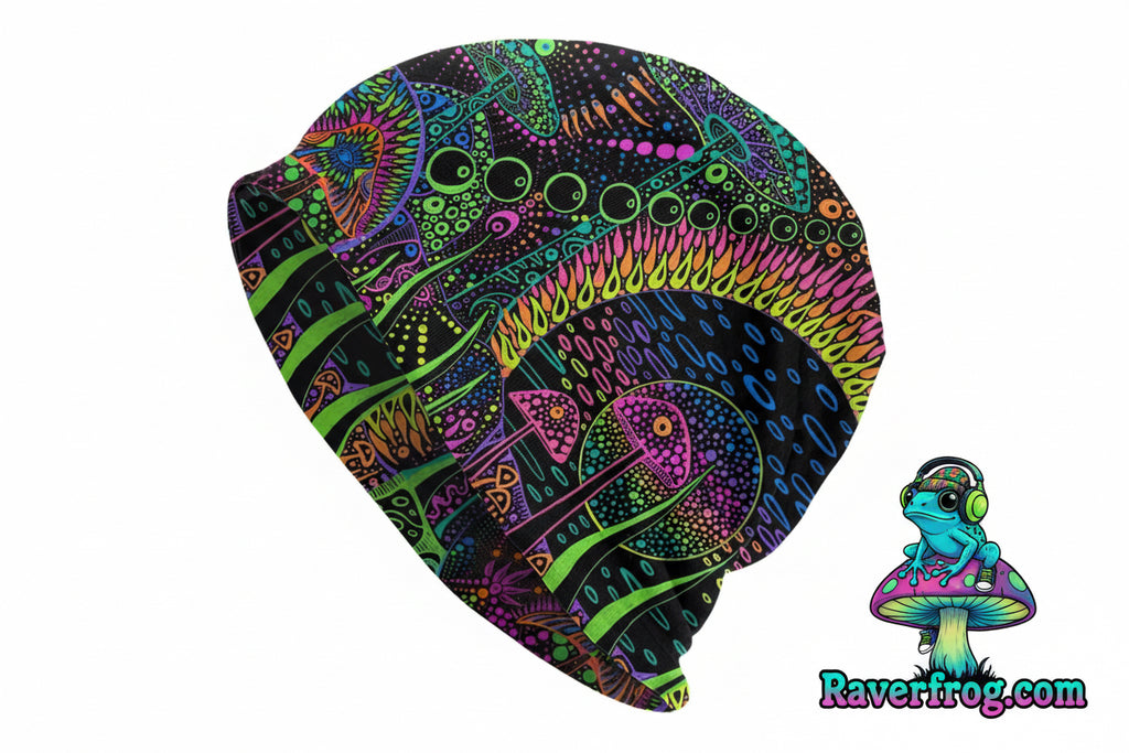 Psychedelic Magic Mushroom Beanies / Skully Caps.