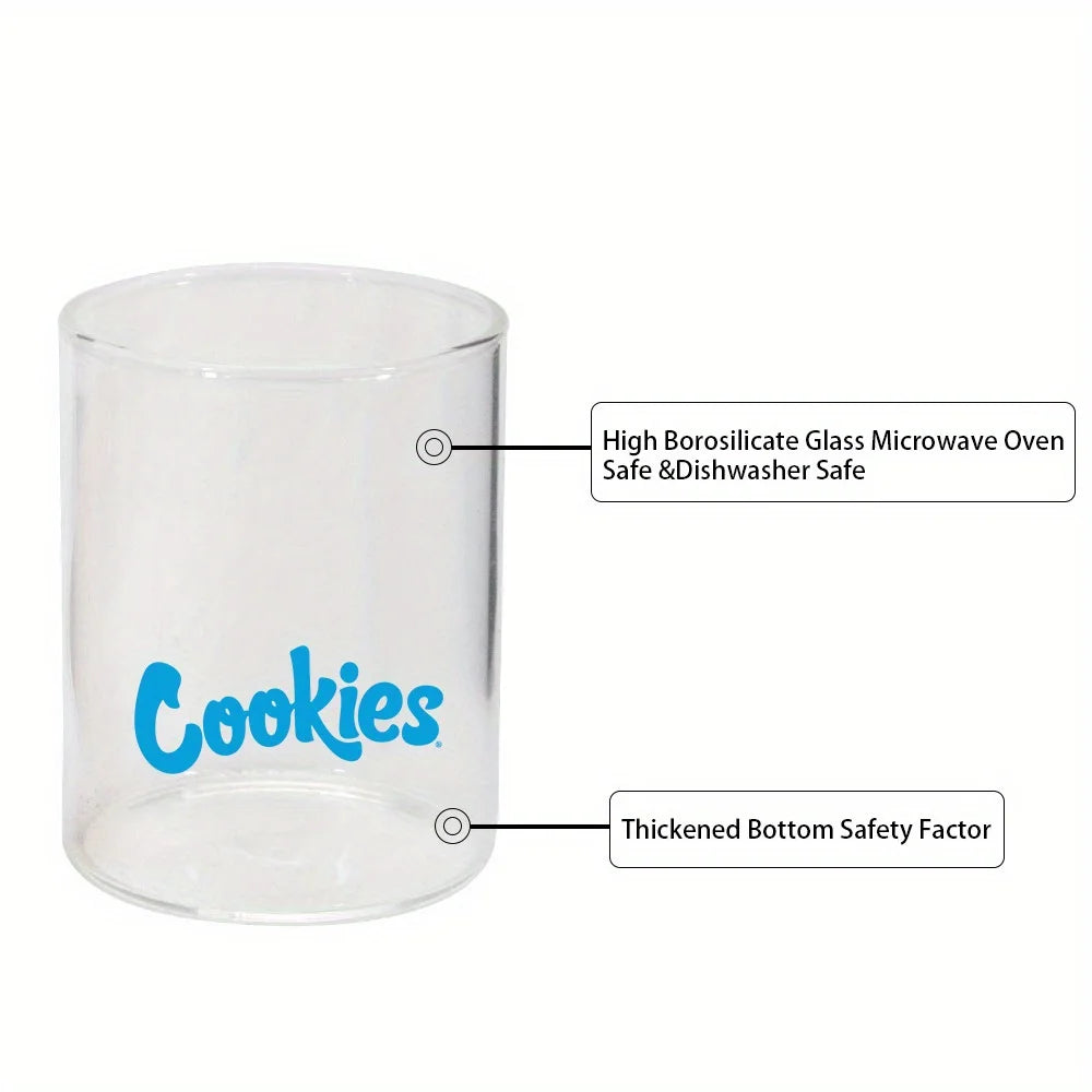 COOKIES BRAND Glass Storage Jars with Airtight Bamboo Lid.  Lock in freshness!