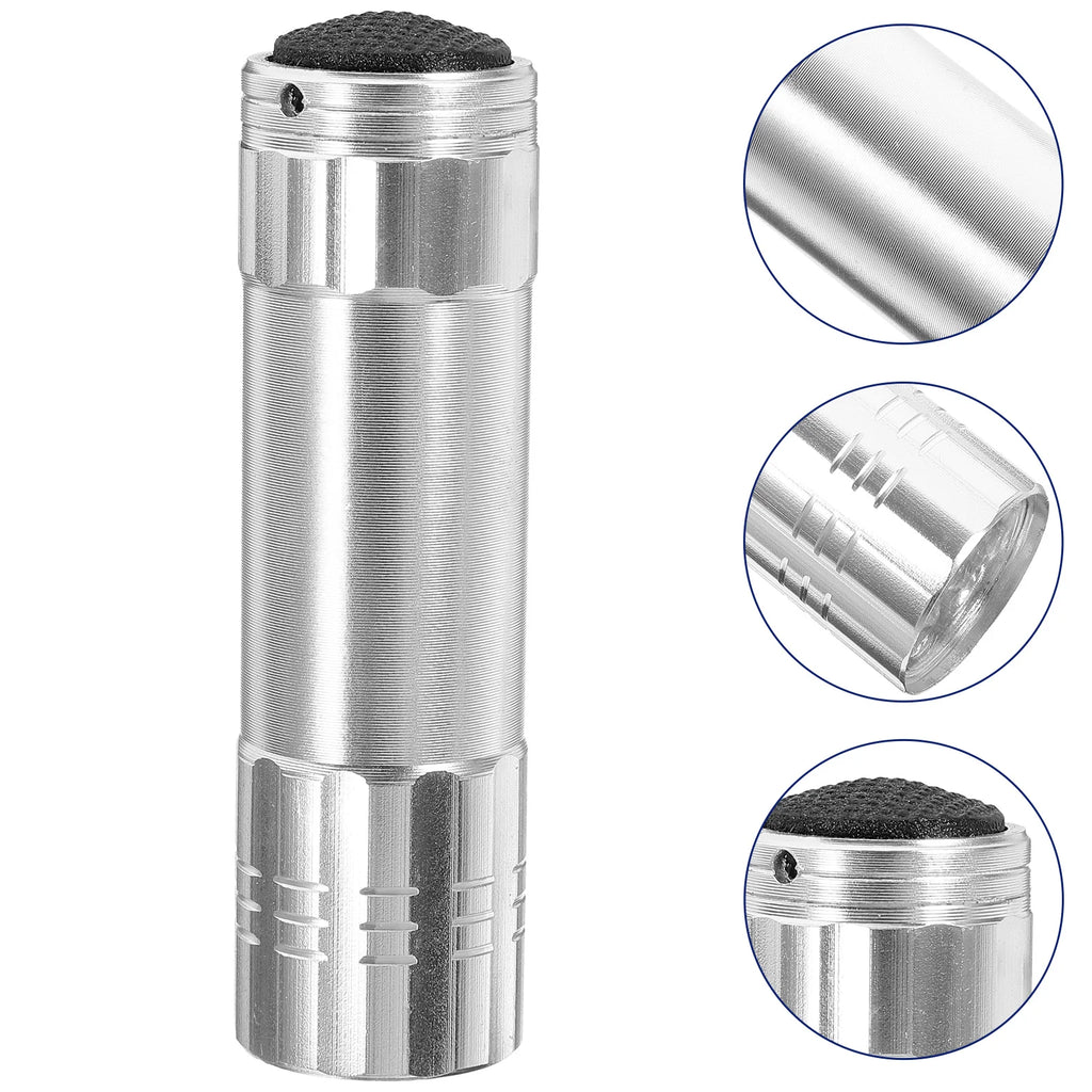 1Pc Black Small Flashlight Hiding Box Hidden Stash.  Working Flashlight.