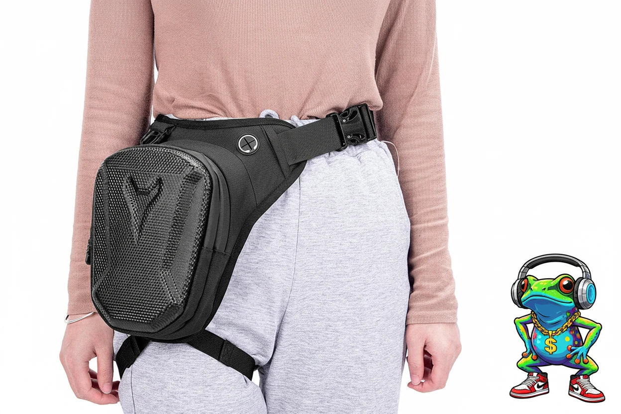 Festival Carbon Fiber leg bag - splash resistant 💦🎉