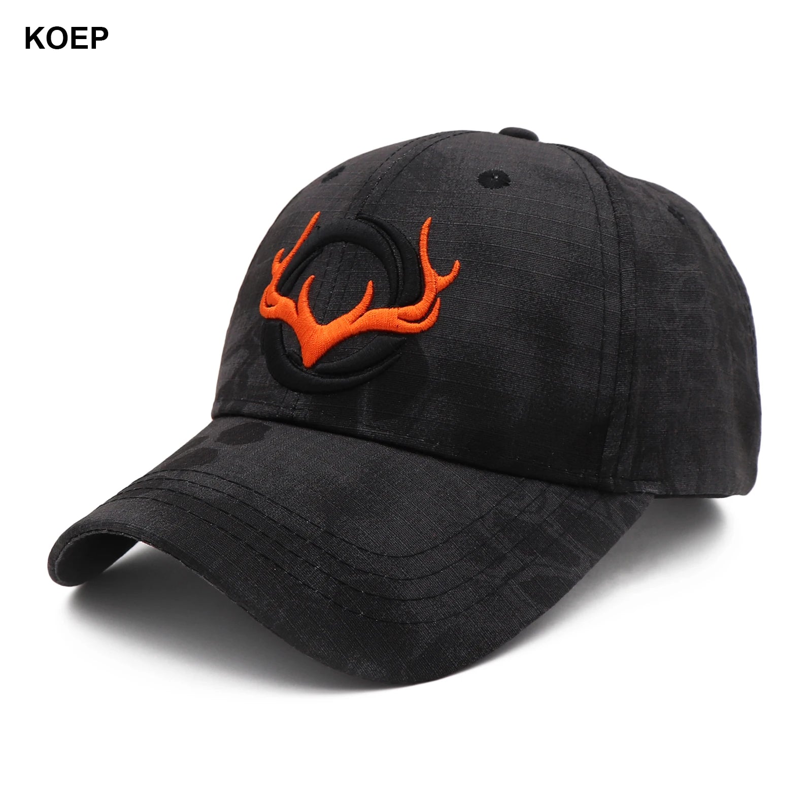 Country Frog - Buck Embroidered Camo Baseball Cap