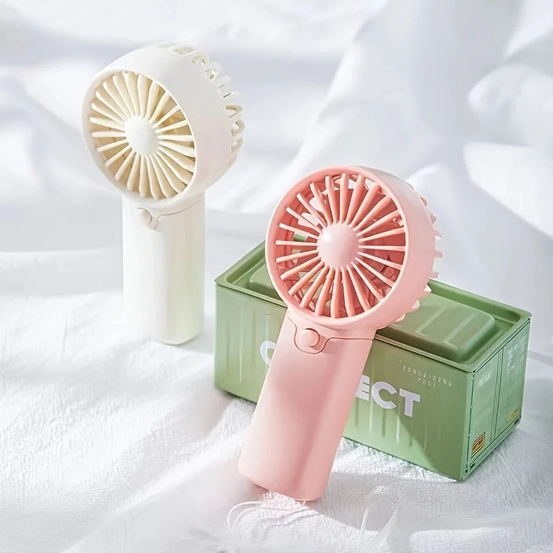 Portable Battery Powered Mini Fan Cooler.  4 Vibrant Colors.