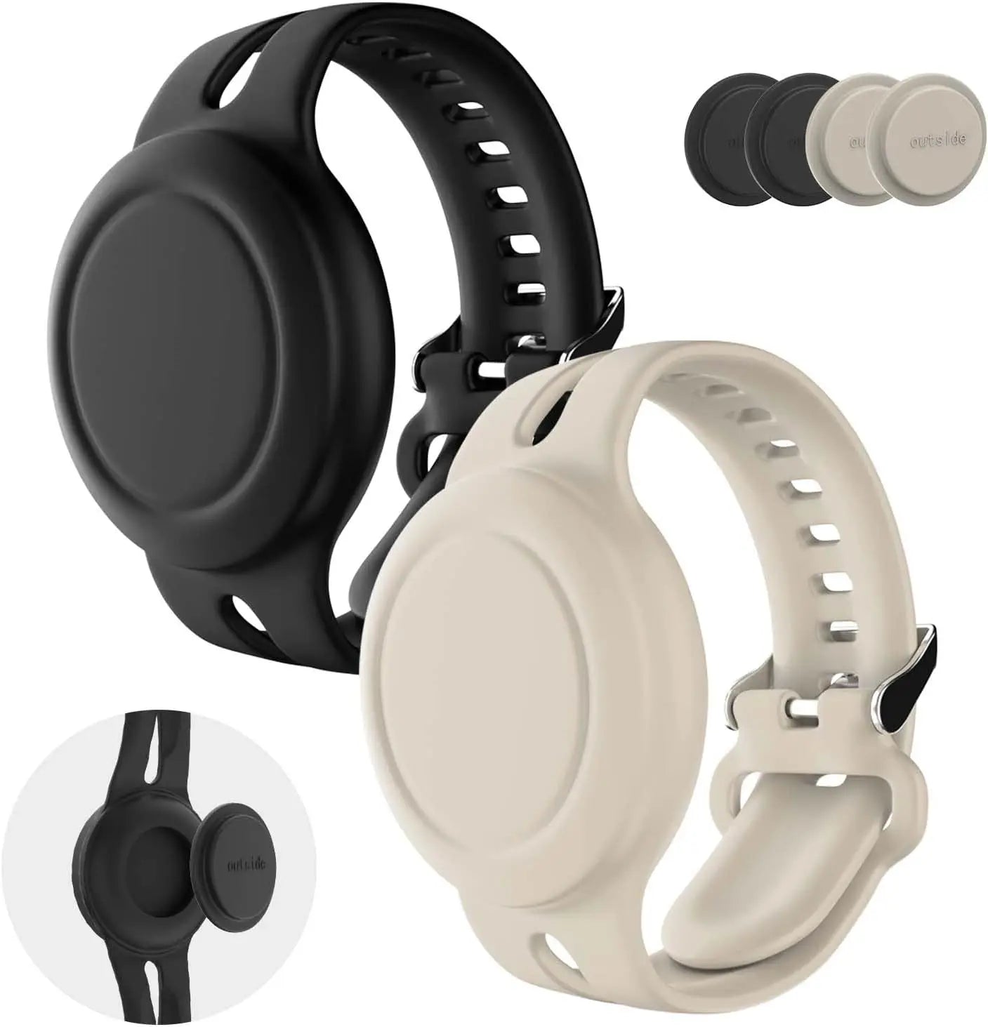 Airtag Bracelets, Clips, Pins, etc. Waterproof and Secure.  Stay together.  Keep the Frogs together!