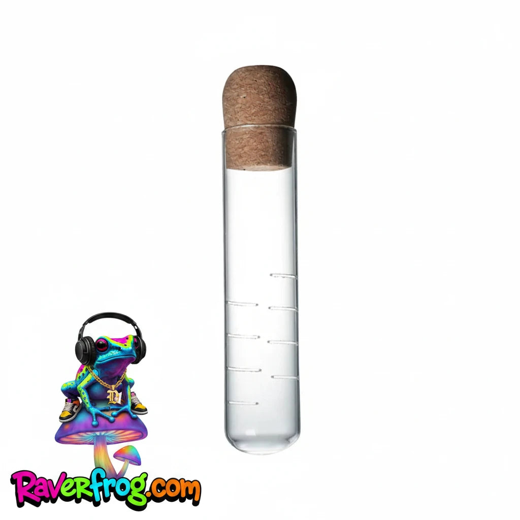 Food-Safe / Heat-Safe Glass Tea Infuser with Premium Cork Top.  Great for Mushrooms, Cannabis, Herbal Teas, etc.