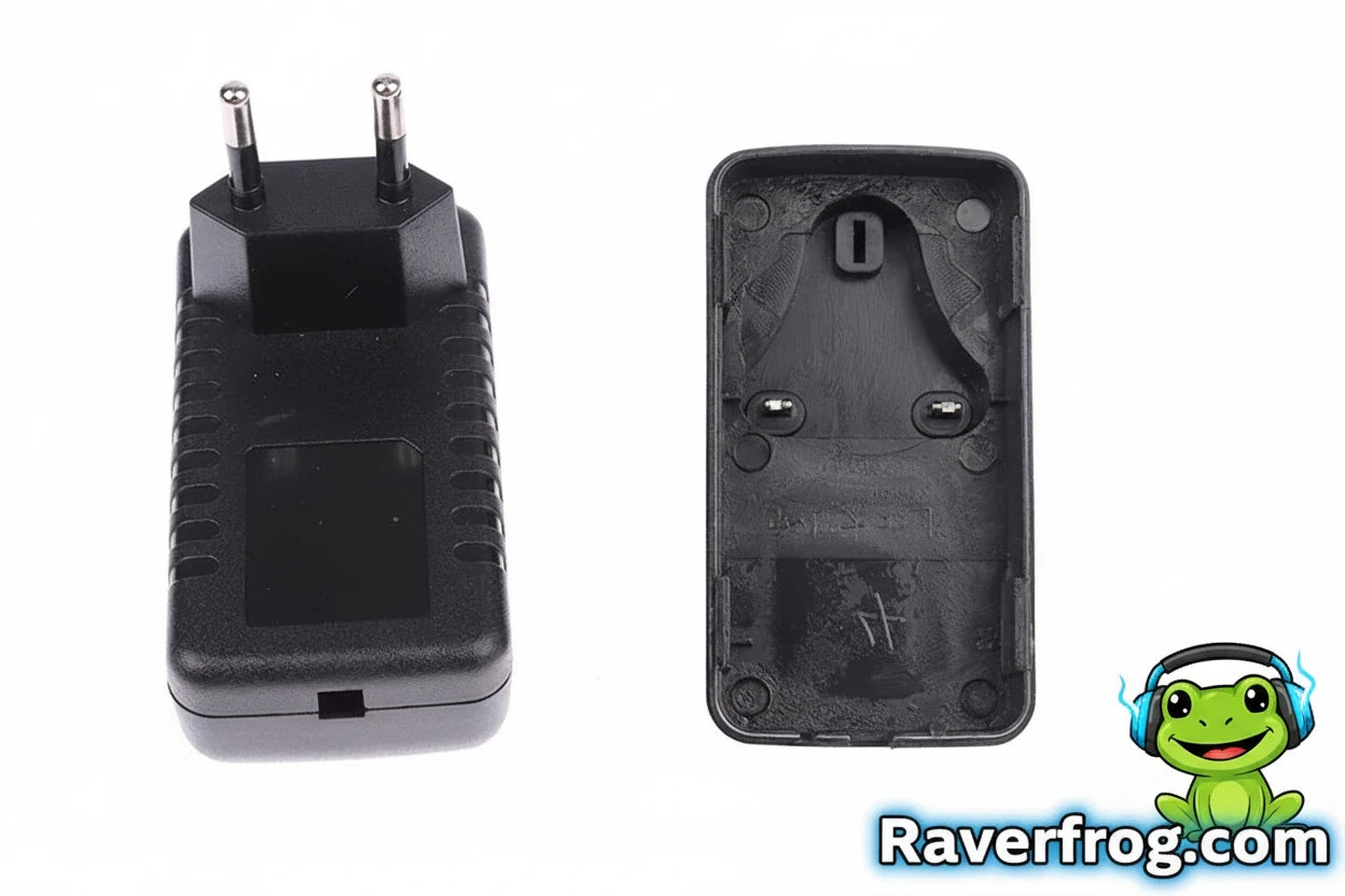Charging Power Brick Stash Spot.  U.S. and E.U. Styles Available.  Plug Walk.