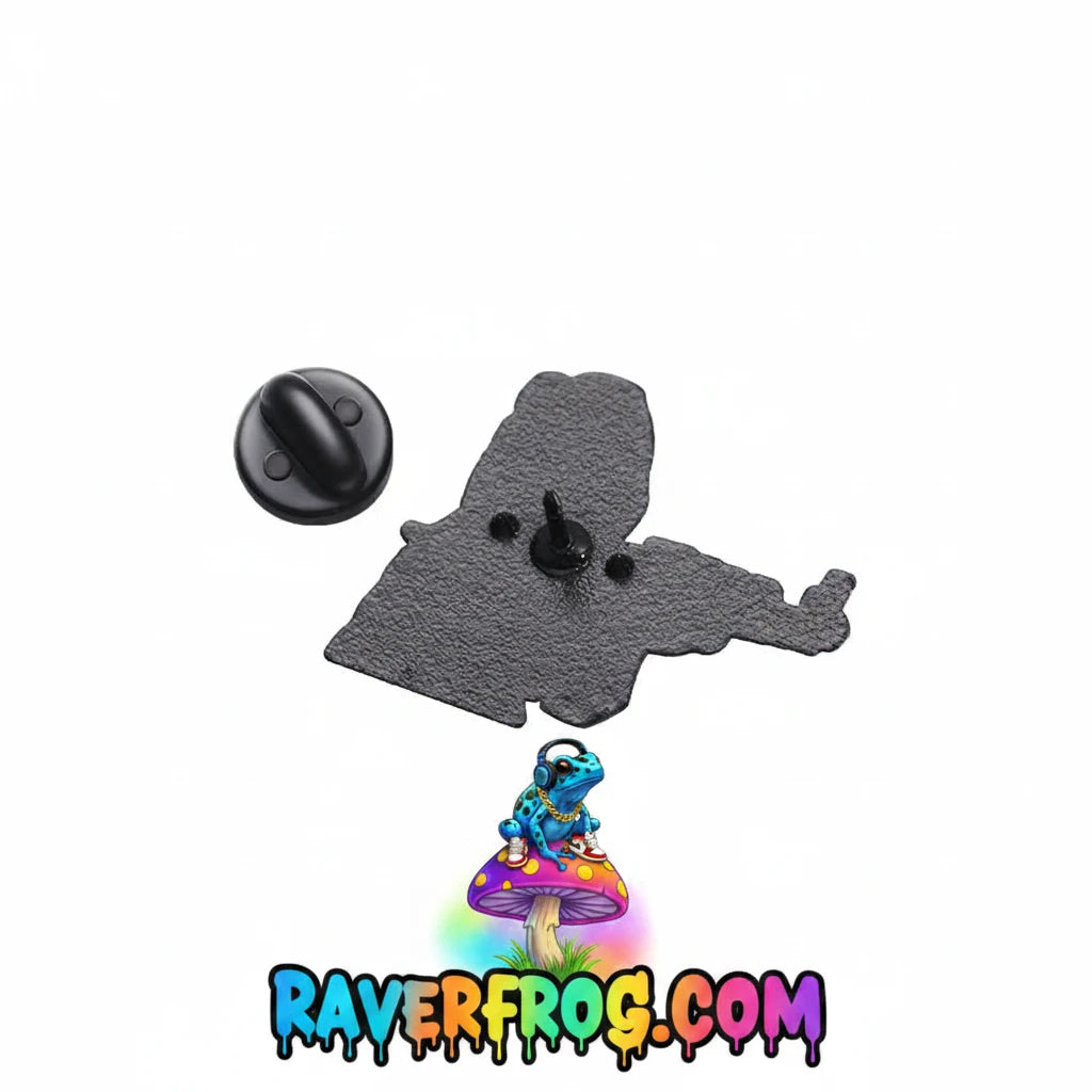 R.F. Frog And A Gun “AK Kermit” Enamel Festival Pin