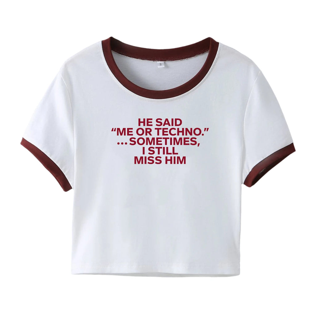 Me or Techno Ladyfrog T-Shirt.