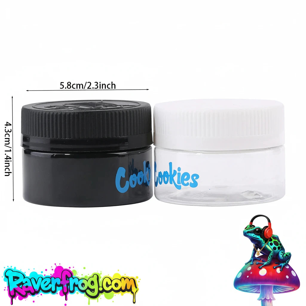 COOKIES 2 Piece Dual Combo - Concentrate Storage Stash Jars. (Waterproof and Smell Proof). **2 for 1 Special**