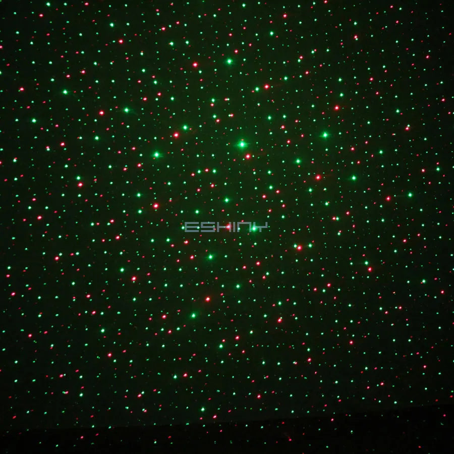 DJ - Stars Red Green Laser 4IN1 Patterns DJ Party Light Projector