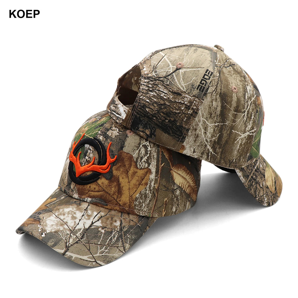 Country Frog - Buck Embroidered Camo Baseball Cap