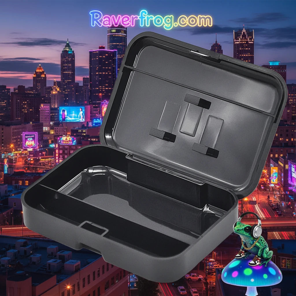 Compact Smoking Stash Box Storage Case.