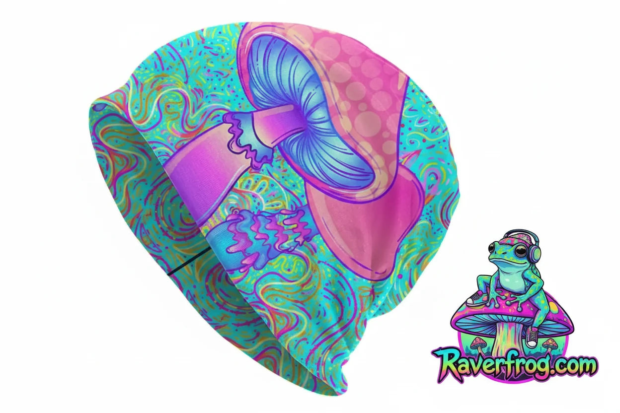 Psychedelic Magic Mushroom Beanies / Skully Caps.