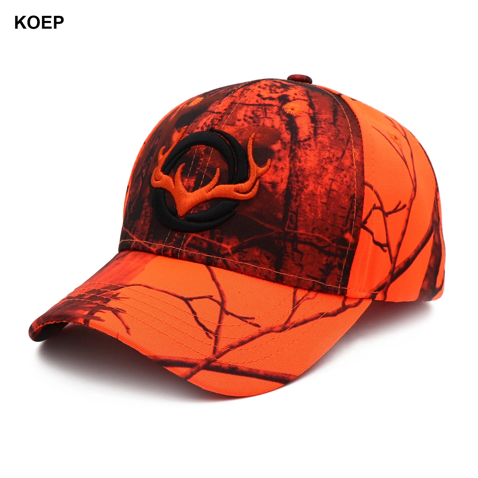 Country Frog - Buck Embroidered Camo Baseball Cap