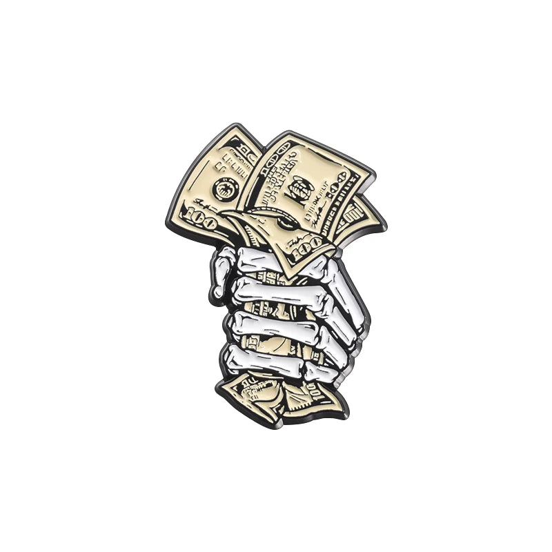 Ca$h Money Enamel Festival Pin Collection.  20 Unique Designs to choose from.