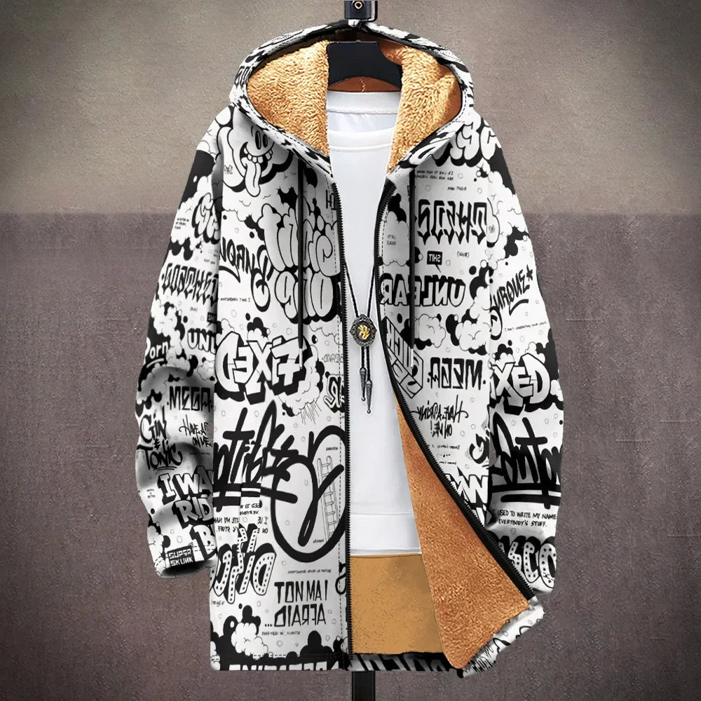 🐸 High Quality Festival Style Graphic Cardigans / Jacket.  Unique Street Style + Great Quality Fleece Lined Warmth.