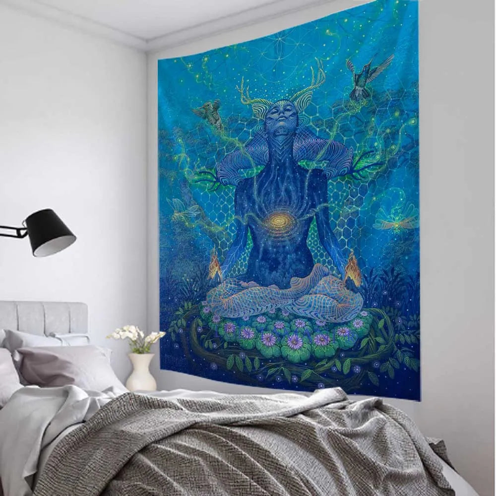 Animalistic DMT Dreams Tapestry Collection.    Variety of design choices.  Great Quality.