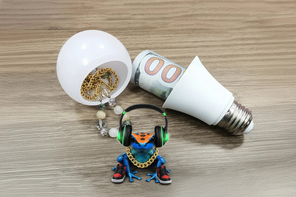 Light Bulb Stash Secret Compartment