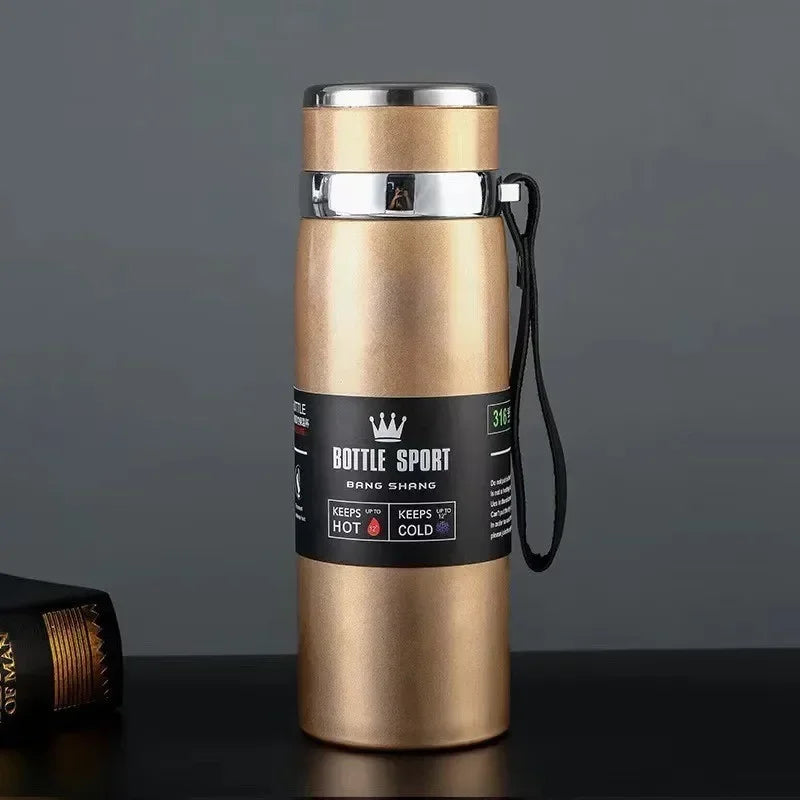 1L Thermal Hot/Cold Vacuum sealed Water Bottle.
