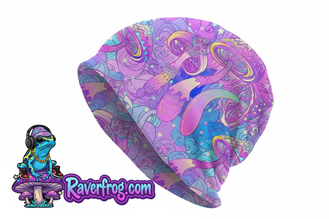 Psychedelic Magic Mushroom Beanies / Skully Caps.