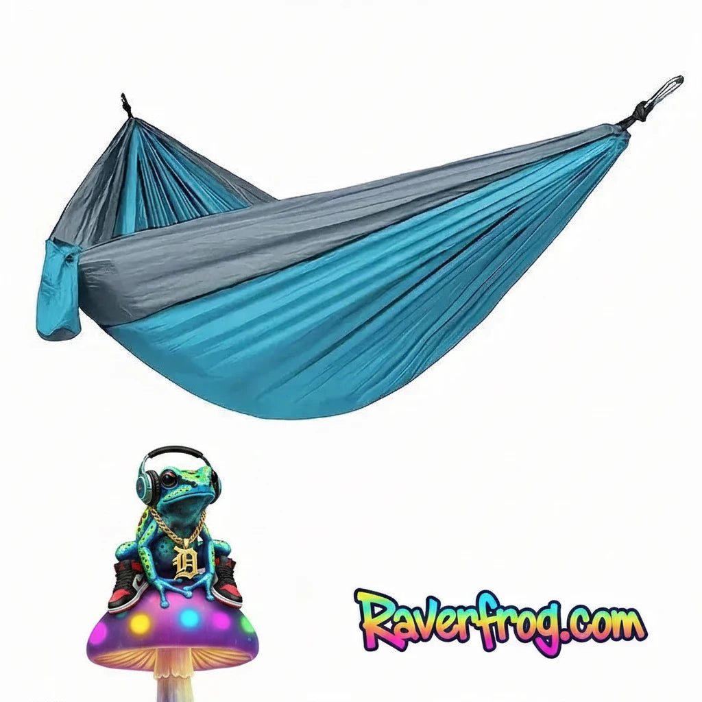 Outdoor Portable Camping Hammock. Anti-Roll over, breathable fabric - Double Hammock