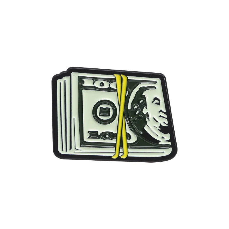 Ca$h Money Enamel Festival Pin Collection.  20 Unique Designs to choose from.