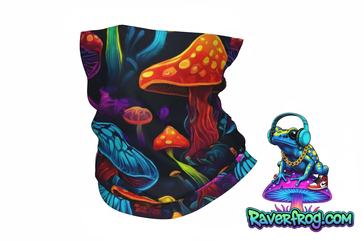 Psychedelic Trippy Mushroom Bandana / Scarfs