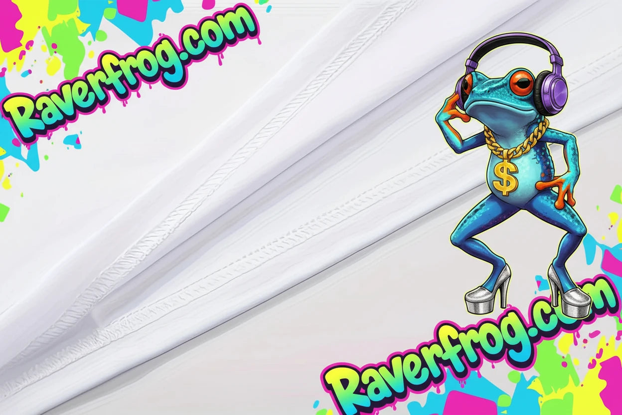 Lady Frog’s - Sexy Rolling Techno Shirt.  🦹‍♀️🐸 3 Decadent Design Choices!