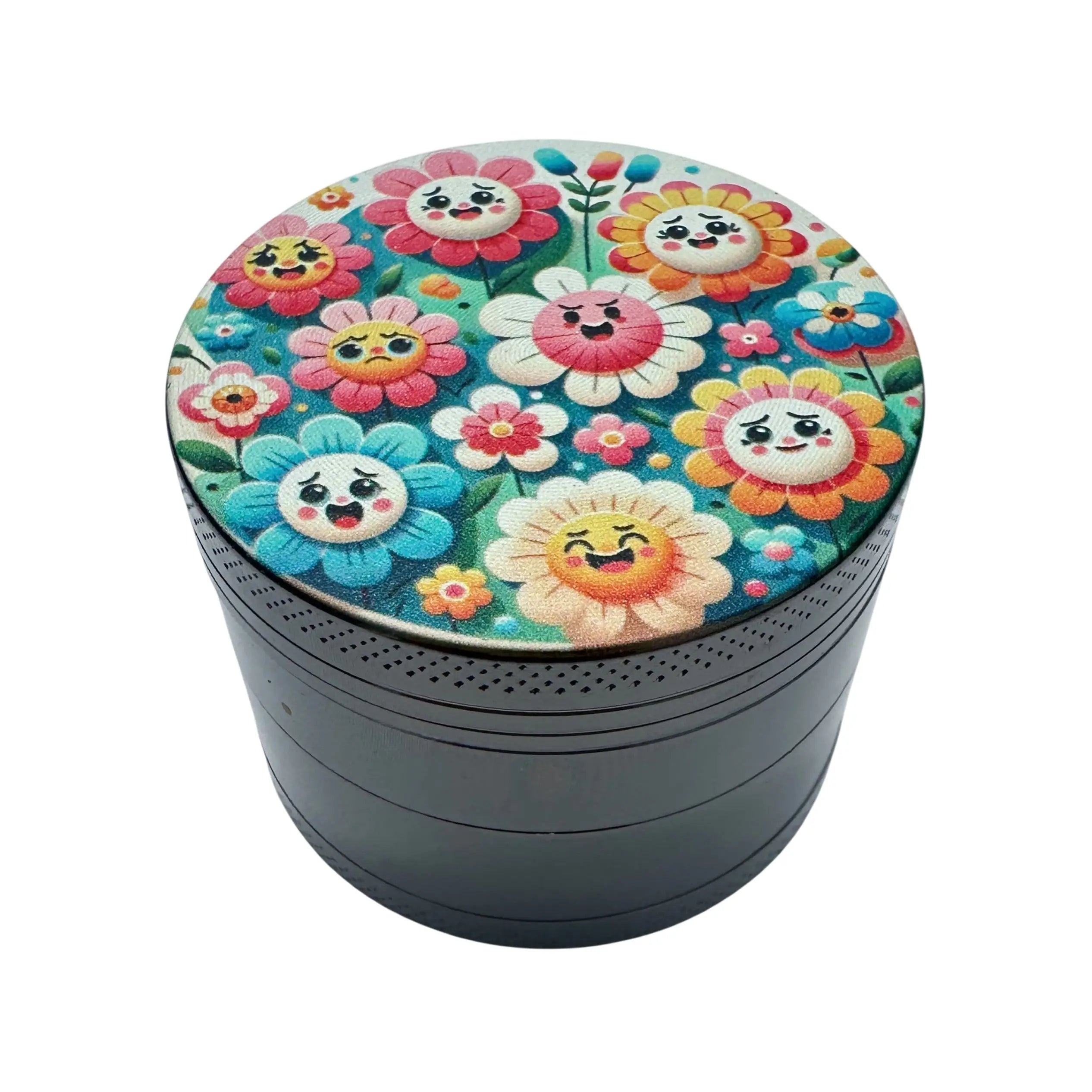 Raverfrog Grinder (Compact and Large Sizes Available) Metal Herb Grinder