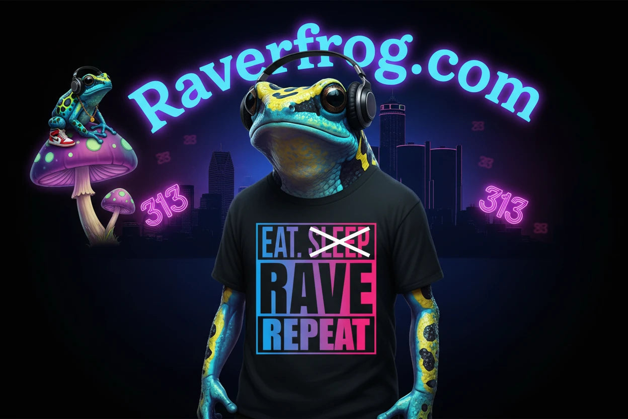 Eat, No-Sleep, Rave, Repeat T-Shirt.