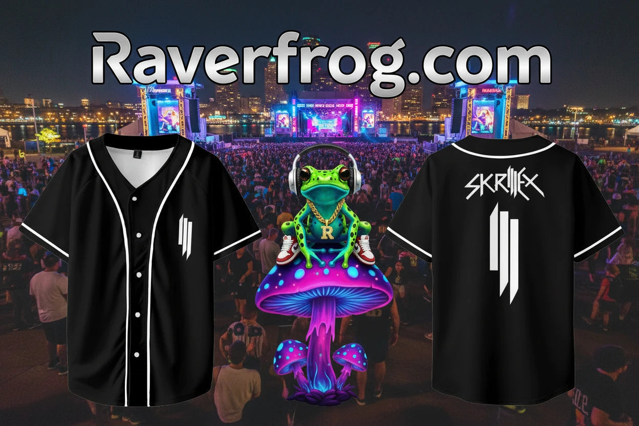 ‎*NEW* Official Skrillex Baseball Jersey.   **2025/2026 Skrilex Tour Merchandise**