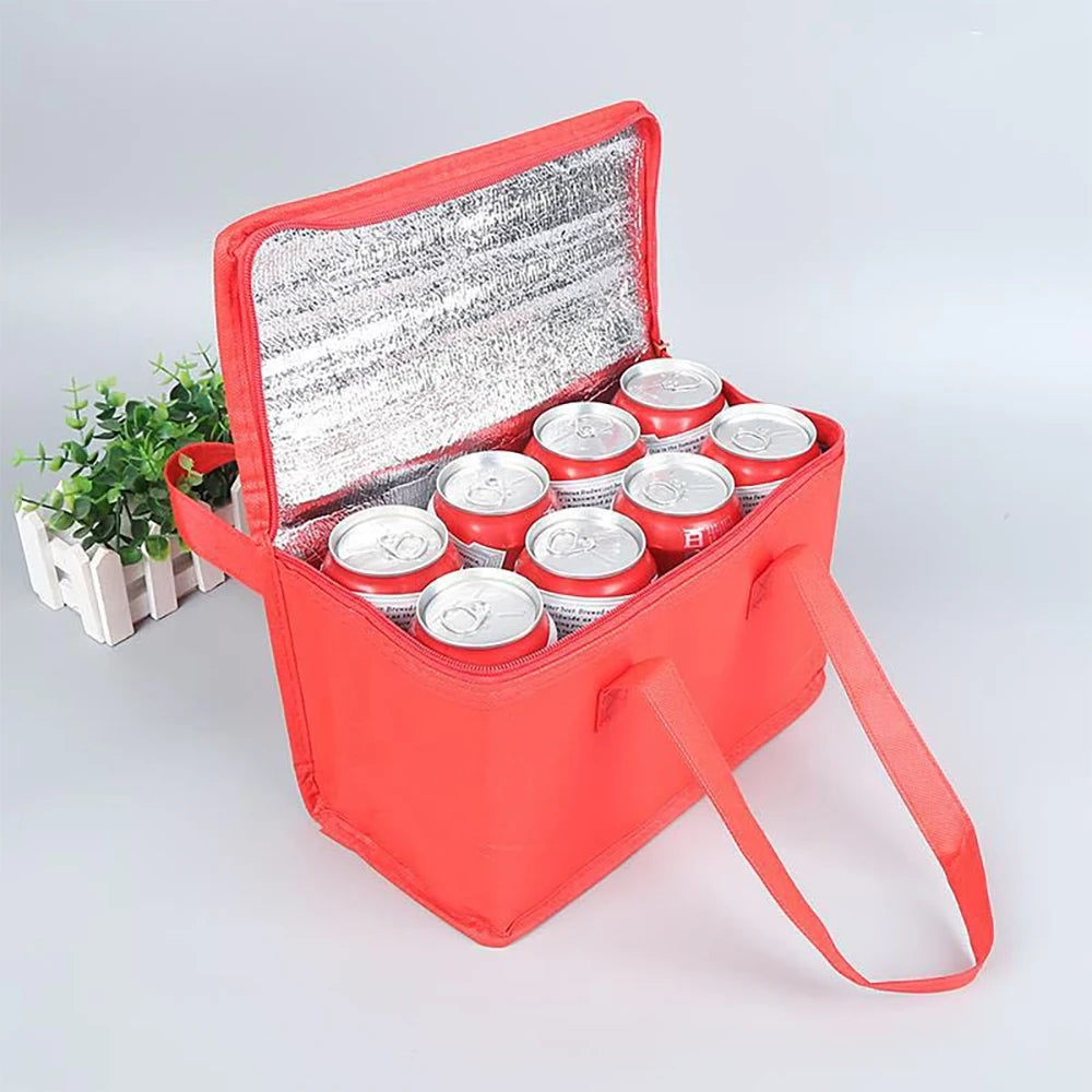 Portable foldable Lunch Cooler Bag. 2 Sizes.
