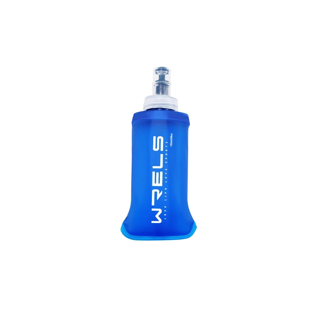 Pocket Pint. Raverfrog / WRELS Festival Folding Water Bottle (TPU BPA-Free Collapsible Soft Flask)Variety of Sizes.