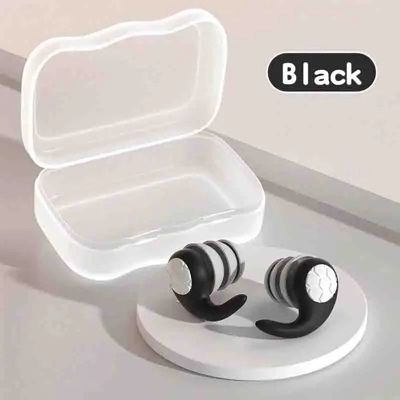 Premium Soft Silicone Earplugs with Noise Cancellation, Waterproof, very Comfortable.