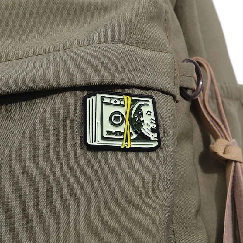 Ca$h Money Enamel Festival Pin Collection.  20 Unique Designs to choose from.