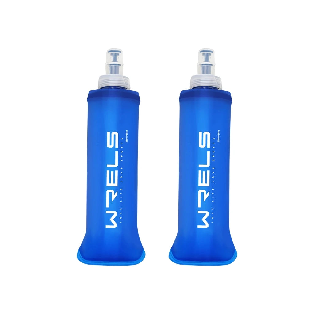 Pocket Pint. Raverfrog / WRELS Festival Folding Water Bottle (TPU BPA-Free Collapsible Soft Flask)Variety of Sizes.