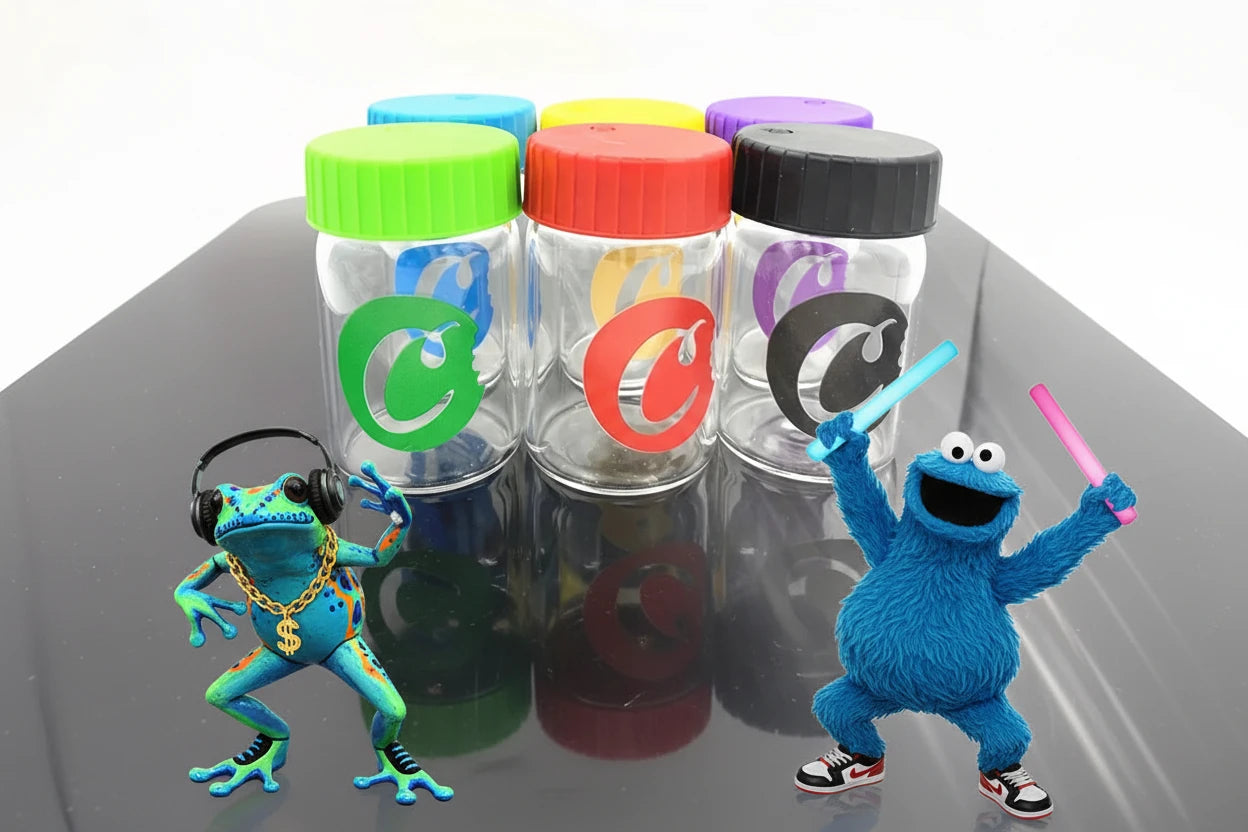 Cookies LED Glass Display Jar.  V.I.P. for your T.H.C.🍪