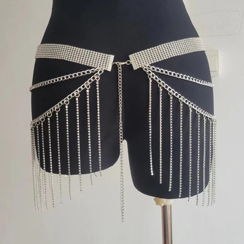 Premium Hip Tassel / Body Jewelry. Sexy Frog.