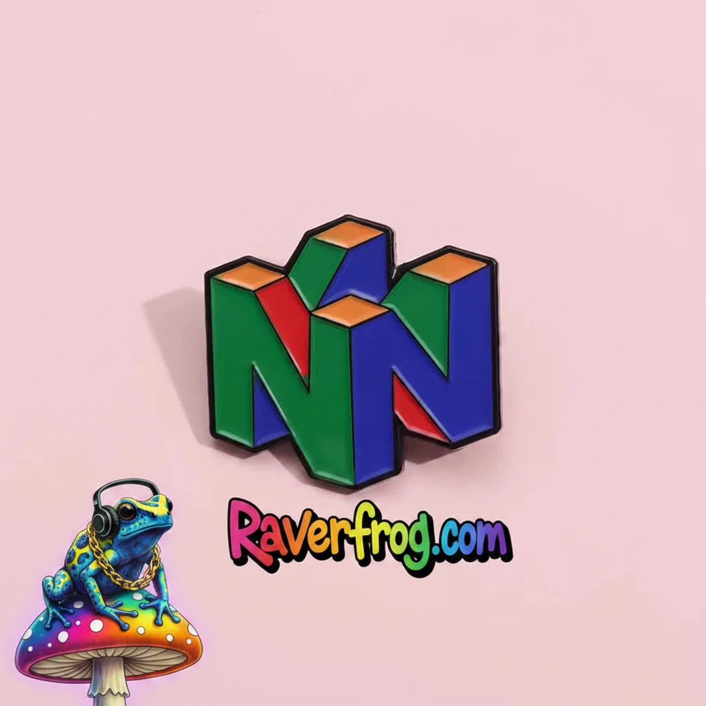 Nintendo N64 Enamel Festival Pin