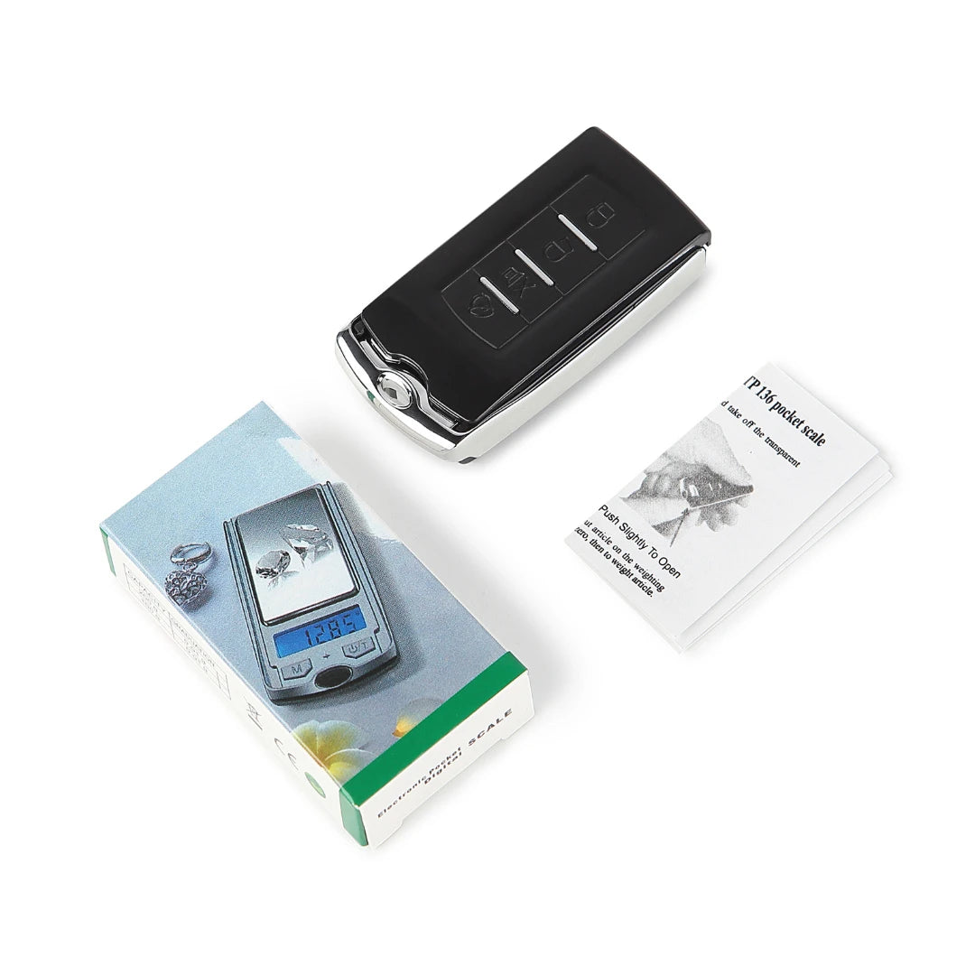 Portable Fake Key Fob - 200g/0.01g Precision Jewelry Scale.  Hide in plain sight!